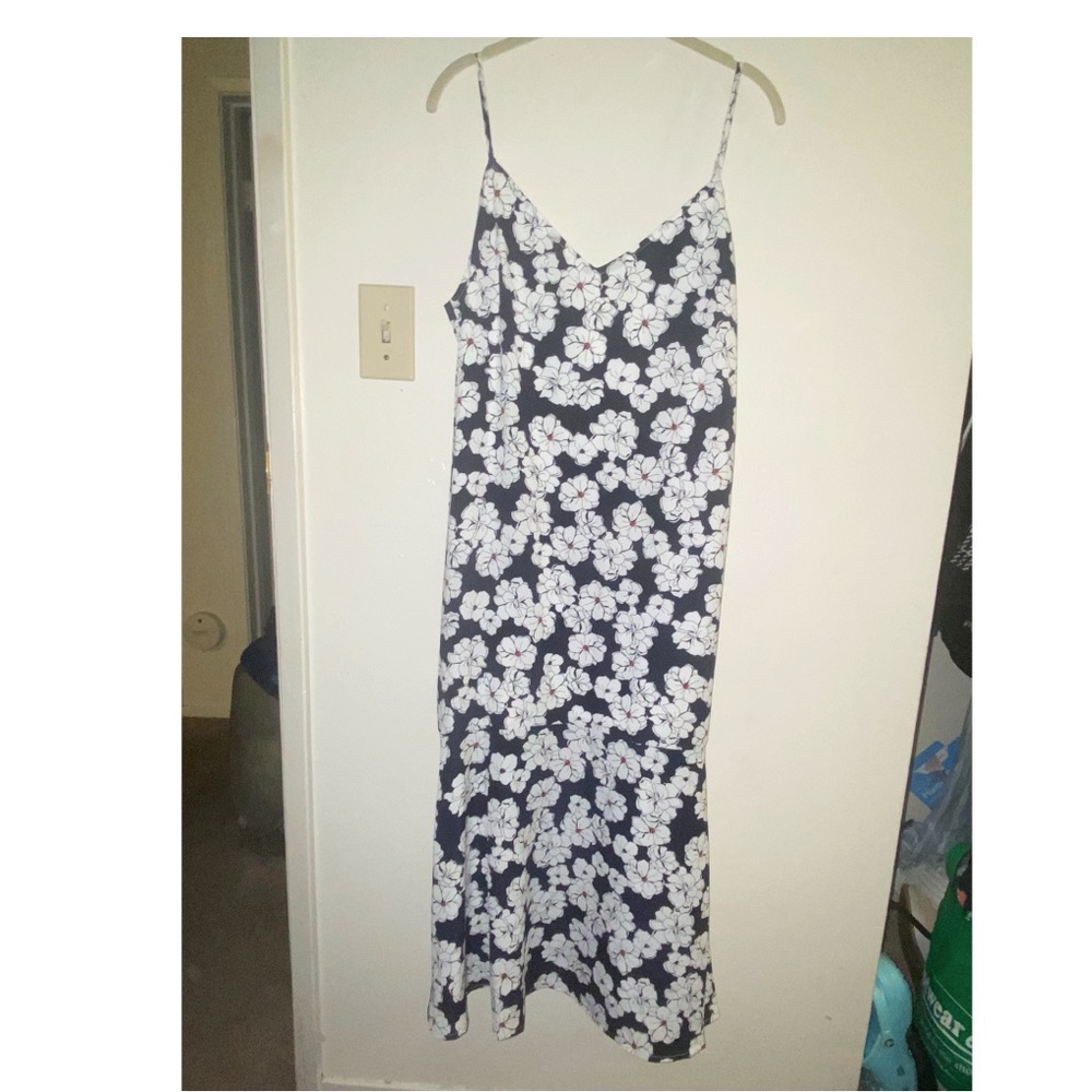 Black and White Floral Sundress